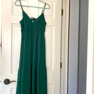 A New Day, Small, Green Maxi Dress